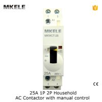 Mkwct-25m โมดูลัสโมดูลัสโมดูลัสโมดูลัส25แอมป์2P 1no 1nc 35มม. ราง Din 110V 24V แบบแมนนวล