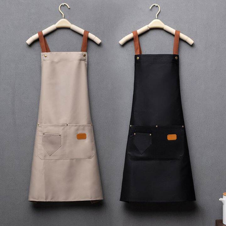 new-fashion-kitchen-aprons-for-woman-men-chef-work-apron-for-grill-restaurant-bar-shop-cafes-beauty-nails-studios-uniform