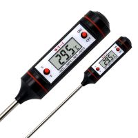 ▽ Portable Digital Kitchen Thermometer BBQ Meat Water Milk Oil Cooking Electronic Probe Food Oven Thermometer with Tube WT-1