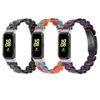 Resin Strap for Samsung Galaxy Fit SM-R370 Watchband Bracelet Resin Smartwatch Band Wrist Strap Replacement for Galaxy Fit R370