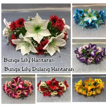 Gubahan bunga pasu meja - Gubahan Hantaran & Bunga Coklat