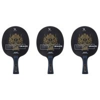 BOER 3X Ping Pong Racket 7 Ply Table Tennis Blade Arylate Carbon Fiber Lightweight Table Tennis Accessories Long Handle