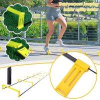 Dual-Purpose Soccer Training Jump Ladder With Storage Equipment Nylon Ladders Coordination Improve Bag Speed Agility Fitnes F8V1