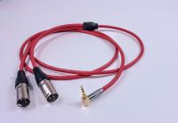 สายเสียงST.3.5mm 90องศา ออก XLR  งานประกอบ อย่างดี ส่งจากไทย ขนาด1เมตร