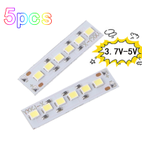 5ชิ้น DC 3.7โวลต์-5โวลต์คงที่ในปัจจุบันไฟ LED Li-On USB 18650ลดแสง