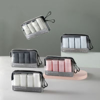 6PCS Travel Bottles Sets Plastic Refillabl Travel Dispenser for Cosmetic Shampoo and Lotion Soap Travel Tubes