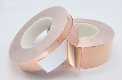 30 Meters Single Side Conductive Copper Foil Tape Strip Adhesive EMI Shielding Heat Resist Tape 5mm 6mm 8mm 10mm 15mm 20mm 30mm Adhesives  Tape