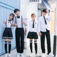 [COD] outfit student British style suspenders school uniform class sailor suit one piece on behalf of