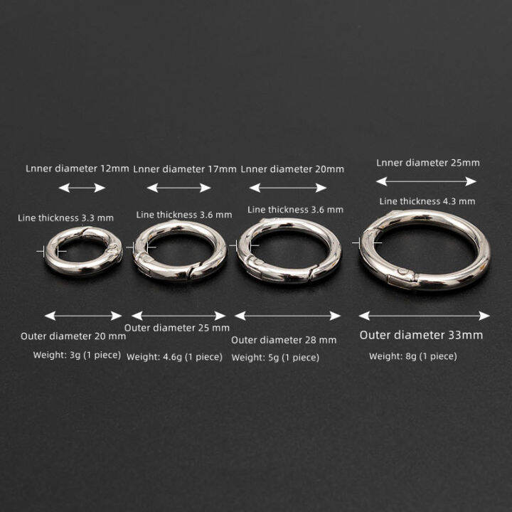 5-ชิ้นโลหะ-o-แหวนฤดูใบไม้ผลิ-clasps-เครื่องประดับเปิดรอบ-carabiner-พวงกุญแจ-hook-connector-diy-สุนัขหัวเข็มขัดกระเป๋าอุปกรณ์เสริม-jieloe