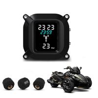 Smart Motorcycle TPMS Trikes Tire Pressure Monitor System Auto Security Alarm Systems Tyre Pressure Warning for 3 Wheelers