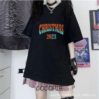 Cocopie เสื้อครอป เสื้อยืด ชุดเซ็ทผู้หญิง นุ่มนวล ชิค ล้ำสมัย สบายๆ WTX2300059 41Z231010