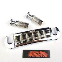 Wilkinson Womt3 Jembatan Bagian Belang Untuk Gitar Listrik LP Bungkus Per Krom Dapat Disesuaikan