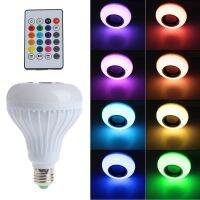 Wireless Bluetooth Speaker Bulb E27 LED RGB Light Music Playing Lamp AC 90-265V 3000-6500K