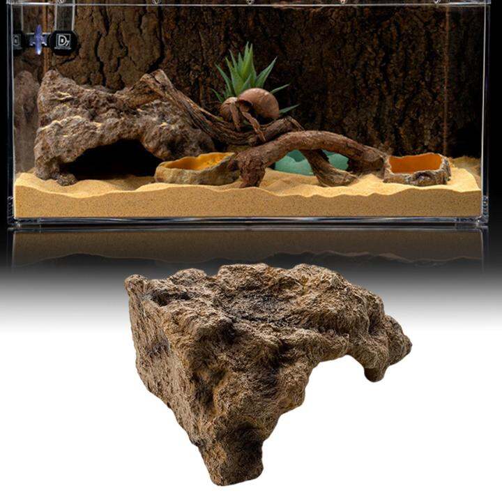 Artificial Reptile Hiding Cave Decoration Shelter Hide Rest Cave For ...