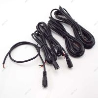 5pcs 2pin DC Female Power Pigtail Cable 5.5x2.1mm Jack Cord Diy DC Connector For 12V CCTV Camera LED Strip Light WB15TH