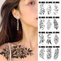 1Sheet Temporary Tattoos Colored Drawing Tattoos Stickers Waterproof Fake Tatto Art Body Stickers Lasting Art Sticker