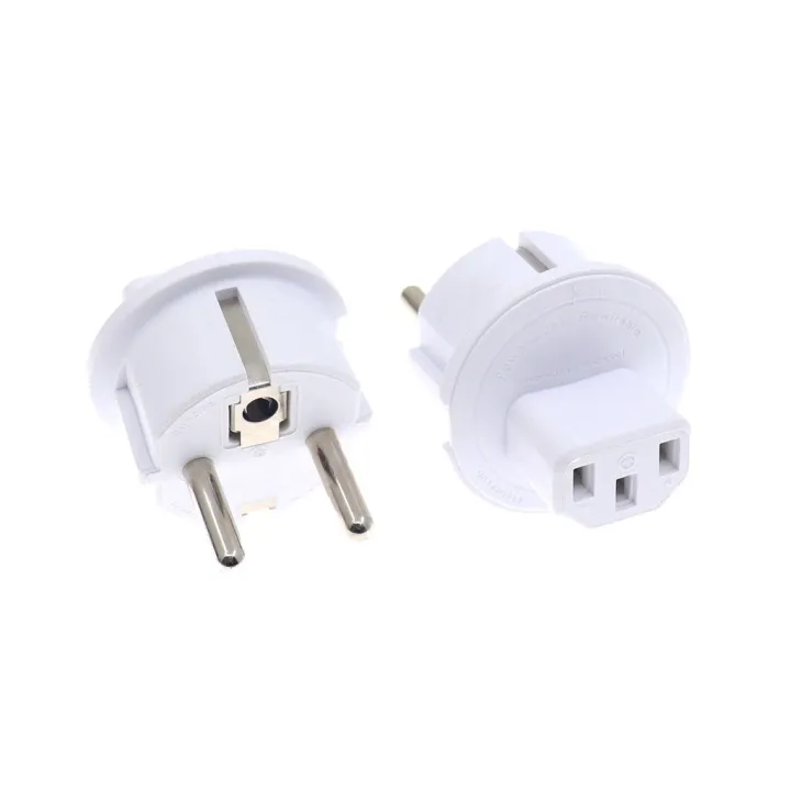 Europe plug to C13 adapter for AudioCube, CEE7/7 to IEC C13 Converter ...