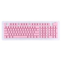 SmartPhonemall ABS Translucent Keycaps, OEM Highly Mechanical Keyboard, Universal Game Keyboard (Pink)