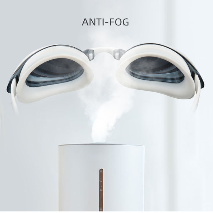 aus-แว่นตาว่ายน้ำ-unisex-anti-fog-แว่นตาว่ายน้ำพร้อมสายตาสั้น-แว่นว่ายน้ำสายตาสั้น-แว่นตาว่ายน้ำ-สีขาว-แว่นตาว่ายน้ำและชุดหมวกว่ายน้ำ