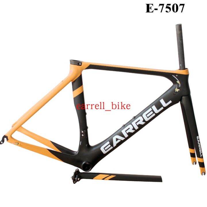 EARRELL carbon fiber road frame 700C ultralight road bike frame can be