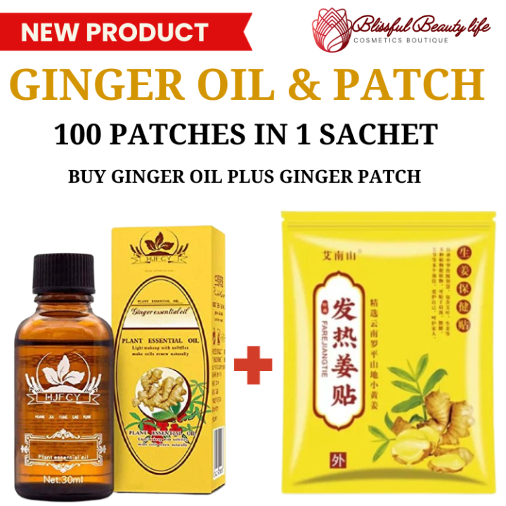 Miracle Ginger Oil Pure Ginger Essential Oil Lymphatic Drainage