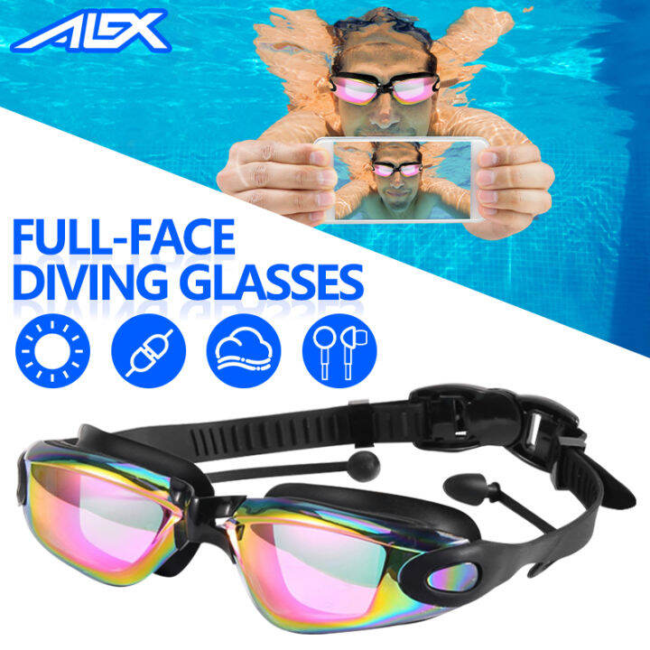 Alex Original Swimming Goggles Competiton Waterproof Anti Fog Swim