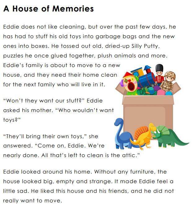English Comprehension For Kids