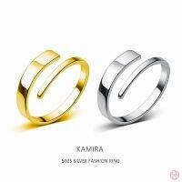 {Xixi Ornamirs} KAMIRA 925เงินสเตอร์ลิงวินเทจมินิมอลลิสม์แหวนปรับขนาดได้นิ้วมือสำหรับผู้หญิงปาร์ตี้สาวๆสเน่ห์แปลกตาของขวัญที่สวยงามเครื่องประดับ