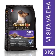 3kg] Ganador vị Sữa và DHA - Ganador Puppy milk with DHA 3kg
