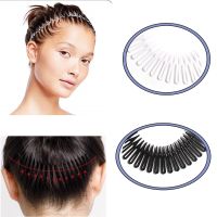 Women Plastic Full Circle Stretch Flexible Comb Teeth Headband Hair Band Clip Face Wash Fixed Hair Accessories