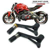 ● คันเกียร์คันเกียร์พับได้อะลูมิเนียมมอเตอร์ไซค์ปรับได้เหมาะสำหรับ Ducati Monster 821 SuperSport 950 /S 1200R/S