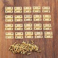 ▩▣ 20pcs 18x16mm Gold Mini Hinges Antique Jewelry Wood Boxes Luggage Hinges for Jewelry Box Furniture Hardware