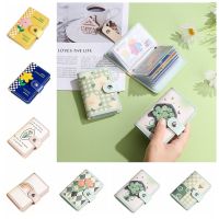 XSDDSF สายรุ้งสีรุ้ง ผู้ถือบัตรดอกไม้ ช่องเสียบการ์ด22ช่อง หนังพียู เคสใส่บัตรประชาชน หวานหวานแหววว จุได้มาก ฝาปิดที่เก็บบัตร สำหรับผู้หญิง