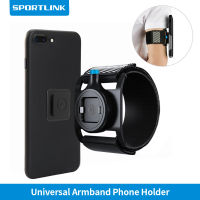 SPORTLINK Universal Running Armband Wristband ที่วางโทรศัพท์แบบถอดได้สำหรับ iPhone Samsung Huawei เดินป่าวิ่งออกกำลังกายขี่จักรยาน-Daoqiao