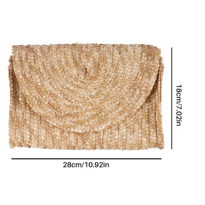 straw-clutch-purses-for-women-summer-beach-handbags-wedding-envelope-wallet-color-brown