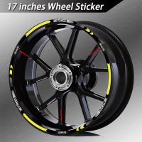 ☂✻❒ Motorcycle Accessories 17 -inch Wheel Sticker Rim Hub Reflective Decals For Benelli Trk 502 X 250/500 752S BJ300GS-D Tre 899K