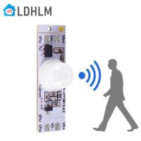 LDHLM DC 12V 24V Ceiling PIR Motion Sensor Switch Module 3A IR Infrared Induction Body Sensor Detector Controller Switch