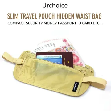 Travel Money Belt Hidden Waist Security Wallet Bag Passport Pouch ID Holder!