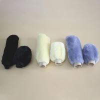 1 Set Car Gear Cover Super Soft Colorfast Decorative Winter Handbrake Plush Sleeve Car Handbrake Cover for Vehicle