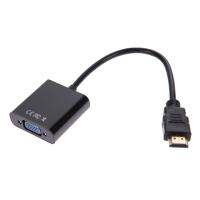 สาย Mini HDMI ที่รองรับ1080P HDMI-เข้ากันได้กับอะแดปเตอร์ VGA ตัวผู้ไปยังตัวเมียสำหรับกล่องทีวีดีวีดีสำหรับกล้องคอมพิวเตอร์