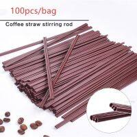 ✢☜♝ Disposable Coffee Stirrer Straw Drinking Stirring Tea Milk 100pcs