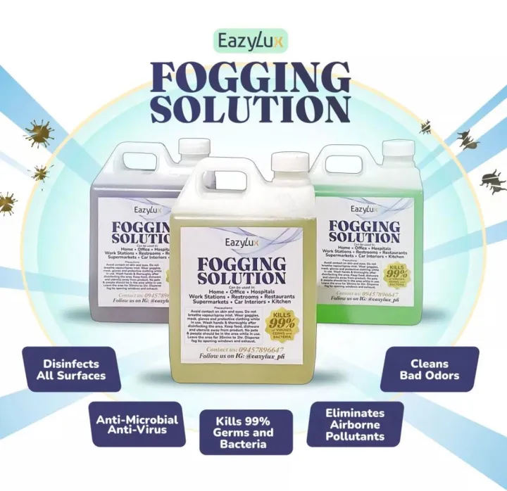 BIG SALE! EazyLux 1 Liter Fogging Solution Fog Machine Solution Fog
