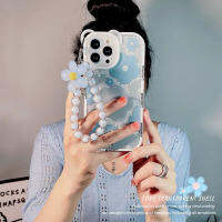 เคสมือถือ130.12 Apple IPhone14Promax ลายดอกไม้สดฤดูร้อน11สร้อยข้อมือใหม่ Xs Girl Xr