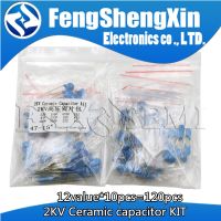 12values*10pcs=120pcs 2KV Ceramic capacitor KIT 2KV 22P 47P 100P 150P 220P 330P 470P 102 222 332 472 103 WATTY Electronics