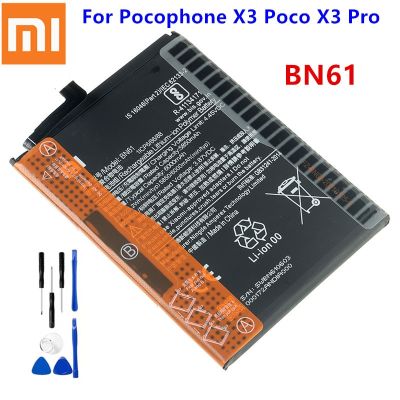 แบตเตอรี่  BN61   Battery  For Xiaomi Pocophone X3 Poco X3  6000mAh  +เครื่องมือฟรี รับประกัน 3 เดือน