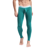 WJ Mens Long Johns Sleep Pants Thermal Pants bamboo fibre Autumn mens winter pants Tight Slim Underwear