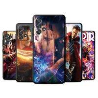 โทรศัพท์มือถือ Marvel Stephen เคสสุดหรูสำหรับ Samsung กาแล็คซี่ A24 4G,A52 A22 A13ที่ครอบสีดำ A33 A54 5G A73 A14 A12 A21