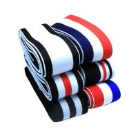 【hot】✗∈  width of 4cm Striped elastic  high quality stripes soft belt rubber band / thicken and can be attached to the