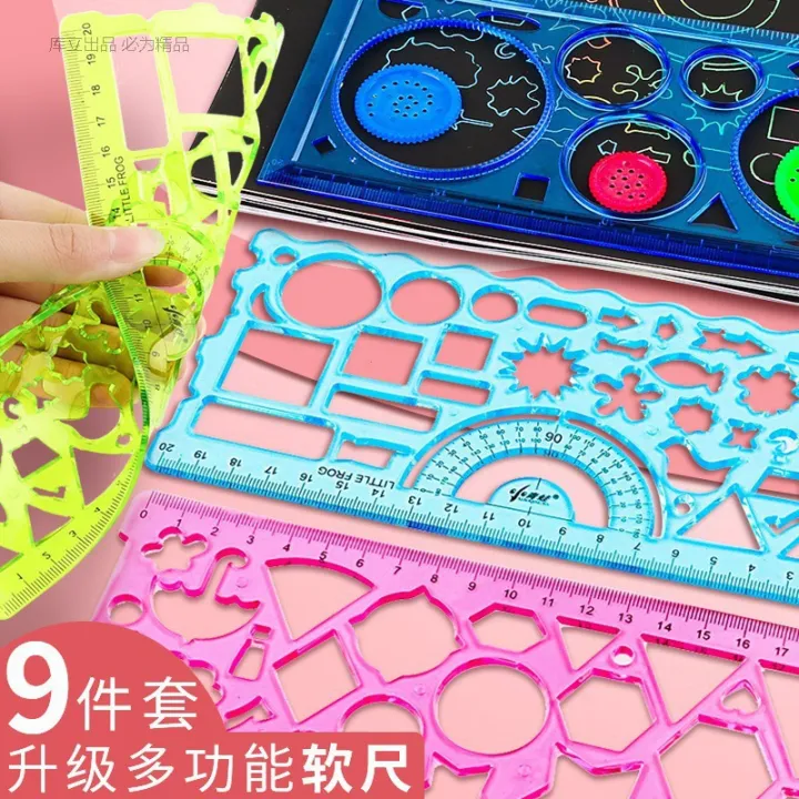 Multi functional and versatile ten thousand flower ruler drawing