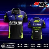 เสื้อยืดผู้ชายวัยรุ่น เสื้อยืดผู้ชายเกาหลี MOTOSHIRT MOTOGP YAMAHA YA-A02-19 เสื้อขี่มอเตอร์ไซต์ เสื้อยืดผู้ชายเท่ๆ